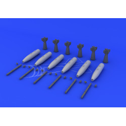 Eduard 648093 1/48 Mk.82 bombs Brassin for Aircraft