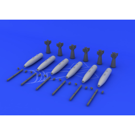 Eduard 648093 1/48 Mk.82 bombs Brassin for Aircraft
