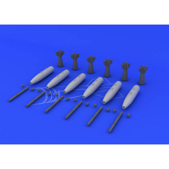 Eduard 648093 1/48 Mk.82 bombs Brassin for Aircraft