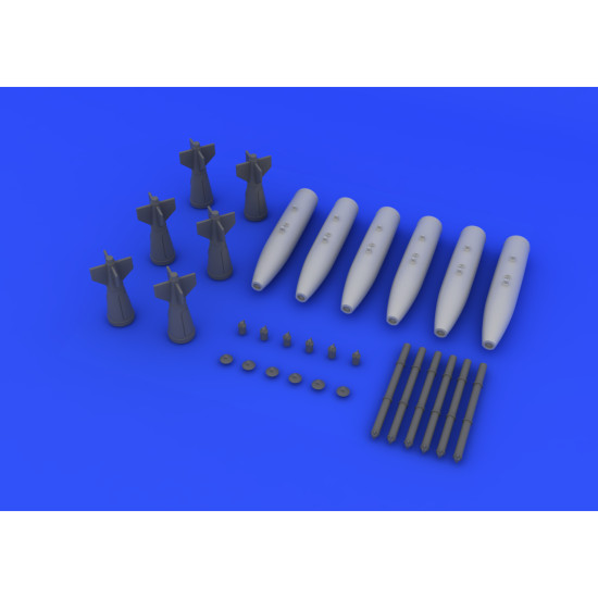 Eduard 648093 1/48 Mk.82 bombs Brassin for Aircraft