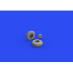 Eduard 6481025 1/48 B-17F wheels block tread Brassin for Aircraft