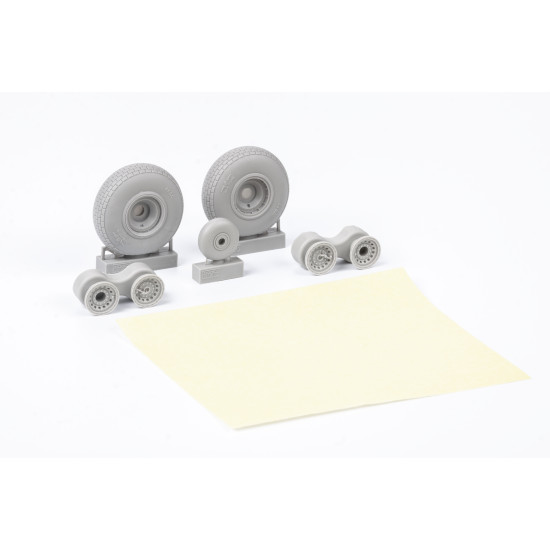 Eduard 6481025 1/48 B-17F wheels block tread Brassin for Aircraft
