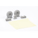 Eduard 6481025 1/48 B-17F wheels block tread Brassin for Aircraft