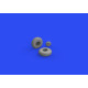 Eduard 6481025 1/48 B-17F wheels block tread Brassin for Aircraft