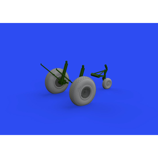 Eduard 6481025 1/48 B-17F wheels block tread Brassin for Aircraft