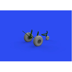Eduard 6481026 1/48 B-17F wheels oval tread Brassin for Aircraft
