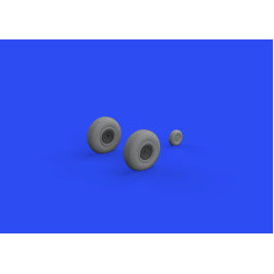 Eduard 6481027 1/48 B-17F wheels rhomboid tread Brassin for Aircraft