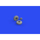 Eduard 6481027 1/48 B-17F wheels rhomboid tread Brassin for Aircraft