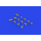 Eduard 6481031 1/48 P-51B/C gun sights PRINT Brassin for Aircraft Eduard 6481031 1/48 P-51B/C gun sights PRINT Brassin for Aircraft