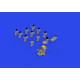 Eduard 6481031 1/48 P-51B/C gun sights PRINT Brassin for Aircraft Eduard 6481031 1/48 P-51B/C gun sights PRINT Brassin for Aircraft
