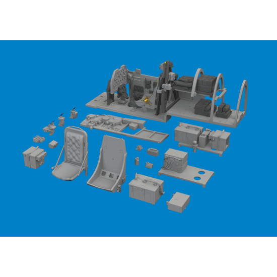 Eduard 6481033 1/48 P-51B Birdcage canopy cockpit PRINT Brassin for Aircraft Eduard 6481033 1/48 P-51B Birdcage canopy cockpit PRINT Brassin for Aircraft