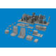 Eduard 6481033 1/48 P-51B Birdcage canopy cockpit PRINT Brassin for Aircraft Eduard 6481033 1/48 P-51B Birdcage canopy cockpit PRINT Brassin for Aircraft