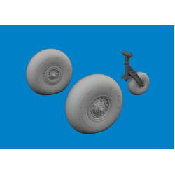 Eduard 6481042 1/48 SM.79 wheels Brassin for Aircraft