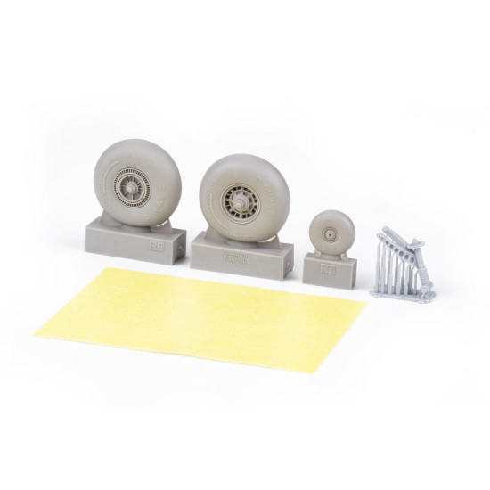 Eduard 6481042 1/48 SM.79 wheels Brassin for Aircraft