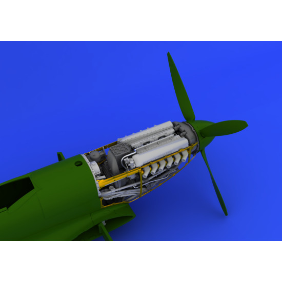 Eduard 648112 1/48 Spitfire Mk.IX engine Brassin for Aircraft Eduard 648112 1/48 Spitfire Mk.IX engine Brassin for Aircraft