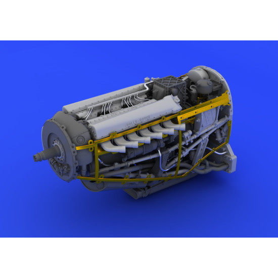 Eduard 648112 1/48 Spitfire Mk.IX engine Brassin for Aircraft Eduard 648112 1/48 Spitfire Mk.IX engine Brassin for Aircraft