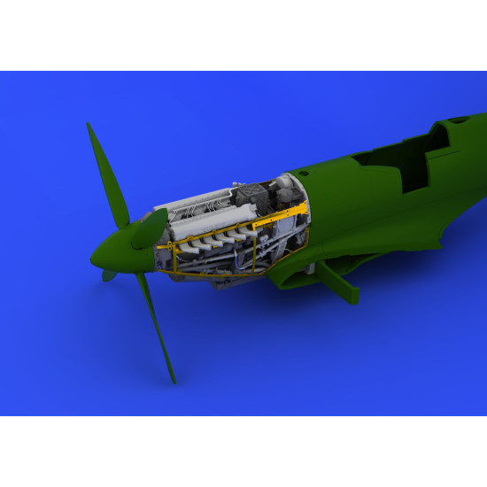 Eduard 648112 1/48 Spitfire Mk.IX engine Brassin for Aircraft Eduard 648112 1/48 Spitfire Mk.IX engine Brassin for Aircraft