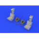 Eduard 648139 1/48 F-4B ejection seats late Brassin for Aircraft Eduard 648139 1/48 F-4B ejection seats late Brassin for Aircraft