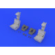 Eduard 648139 1/48 F-4B ejection seats late Brassin for Aircraft Eduard 648139 1/48 F-4B ejection seats late Brassin for Aircraft