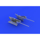 Eduard 648246 1/48 Bf 109 cannon pods Brassin for Aircraft