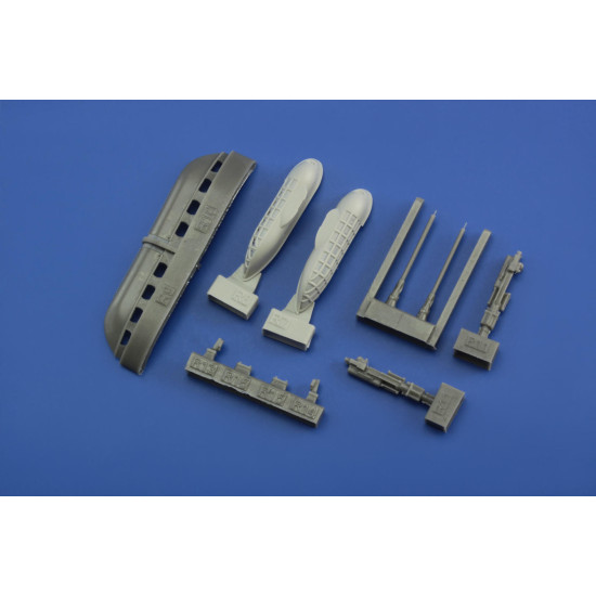 Eduard 648246 1/48 Bf 109 cannon pods Brassin for Aircraft