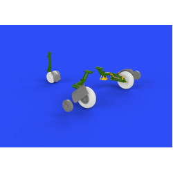 Eduard 648268 1/48 MiG-23BN wheels Brassin for Aircraft