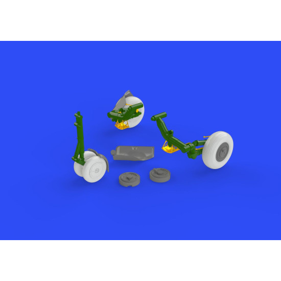 Eduard 648268 1/48 MiG-23BN wheels Brassin for Aircraft