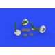 Eduard 648268 1/48 MiG-23BN wheels Brassin for Aircraft