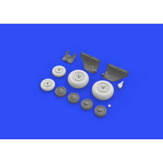 Eduard 648268 1/48 MiG-23BN wheels Brassin for Aircraft