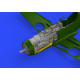 Eduard 648300 1/48 Bf 109F engine & fuselage guns Brassin for Aircraft
