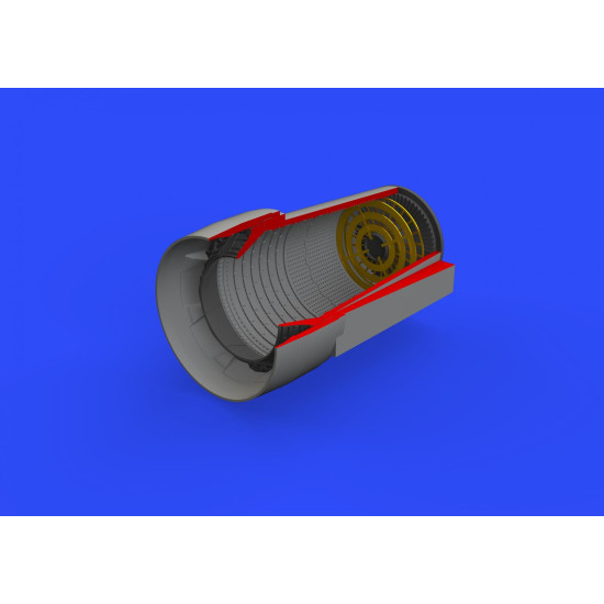 Eduard 648302 1/48 Crusader exhaust nozzle Brassin for Aircraft