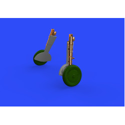 Eduard 648309 1/48 Bf 109G undercarriage legs BRONZE Brassin for Aircraft