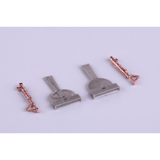 Eduard 648309 1/48 Bf 109G undercarriage legs BRONZE Brassin for Aircraft