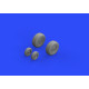 Eduard 648313 1/48 F-4J wheels Brassin for Aircraft