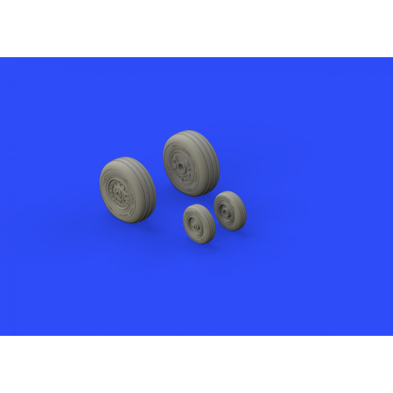 Eduard 648313 1/48 F-4J wheels Brassin for Aircraft