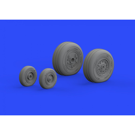 Eduard 648313 1/48 F-4J wheels Brassin for Aircraft