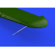 Eduard 648332 1/48 Bf 109F&G Pitot tubes Brassin for Aircraft
