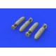 Eduard 648368 1/48 British 500lb bombs Brassin for Aircraft