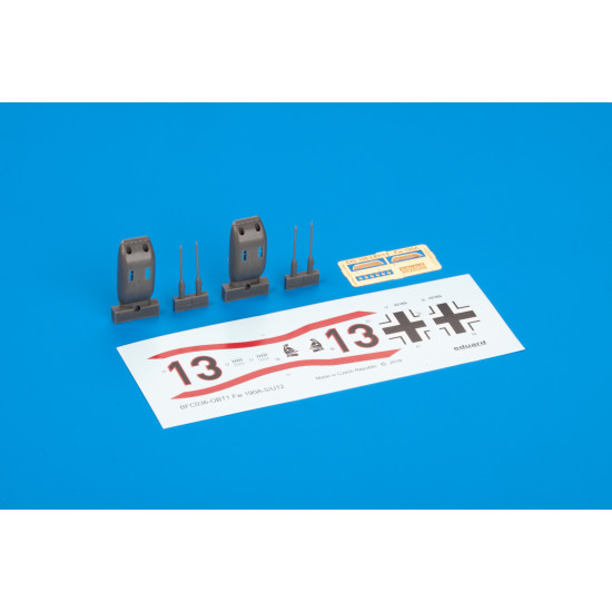 Eduard 648398 1/48 Fw 190A-5/U12 gun pods Brassin for Aircraft Eduard 648398 1/48 Fw 190A-5/U12 gun pods Brassin for Aircraft