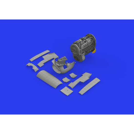 Eduard 648417 1/48 Tempest Mk.V engine Brassin for Aircraft