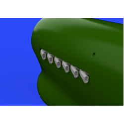 Eduard 648418 1/48 Tempest Mk.V exhaust stacks Brassin for Aircraft