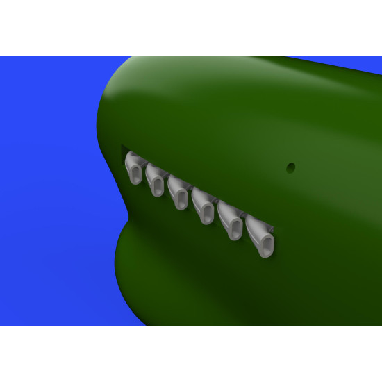 Eduard 648418 1/48 Tempest Mk.V exhaust stacks Brassin for Aircraft