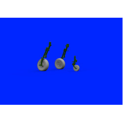 Eduard 648420 1/48 Tempest Mk.V wheels early Brassin for Aircraft
