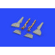 Eduard 648436 1/48 Fw 190A-5 undercarriage legs BRONZE Brassin for Aircraft