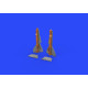 Eduard 648436 1/48 Fw 190A-5 undercarriage legs BRONZE Brassin for Aircraft