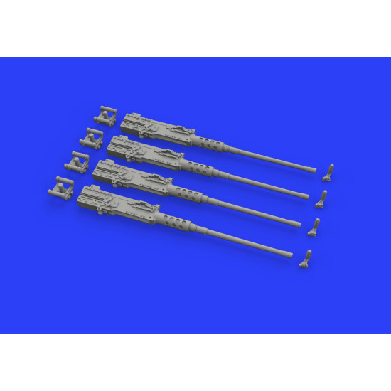 Eduard 648442 1/48 M2 Brownings w/handles Brassin for Aircraft