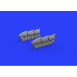 Eduard 648456 1/48 Spitfire Mk.I exhaust stacks Brassin for Aircraft