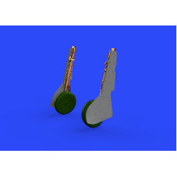 Eduard 648476 1/48 Fw 190A-8 undercarriage legs BRONZE Brassin for Aircraft