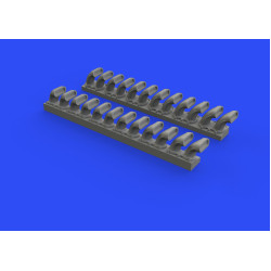 Eduard 648508 1/48 P-400 exhaust stacks Brassin for Aircraft