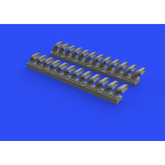 Eduard 648508 1/48 P-400 exhaust stacks Brassin for Aircraft